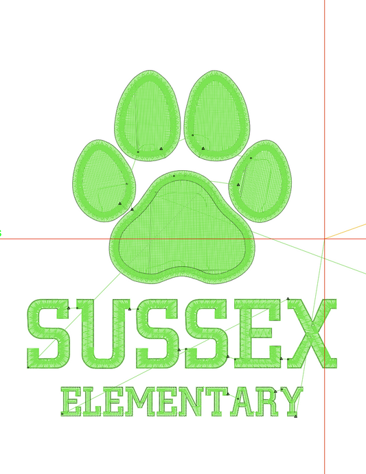 Sussex Central Elementary Pique Polo
