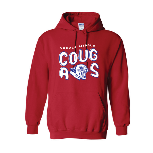 Carver Middle Cougars  Hooded Sweatshirt